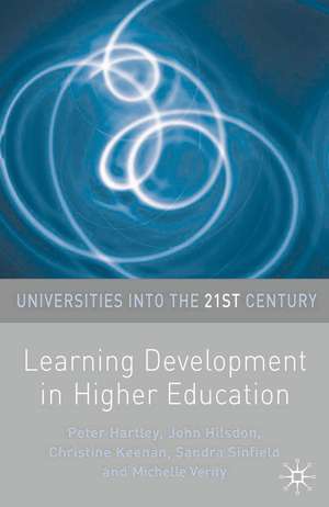 Learning Development in Higher Education de Peter Hartley