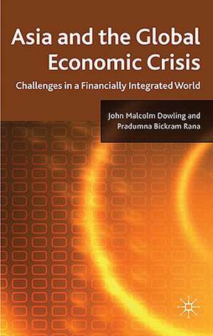 Asia and the Global Economic Crisis: Challenges in a Financially Integrated World de J. Dowling