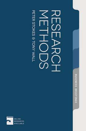 Research Methods de Peter Stokes