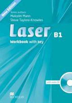 Mann, M: Laser Workbook (+key) & CD Pack Level B1 de Malcolm Mann