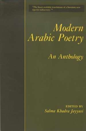 Modern Arabic Poetry (Paper) de S Jayyusi