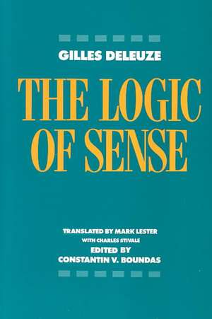 The Logic of Sense de Gilles Deleuze