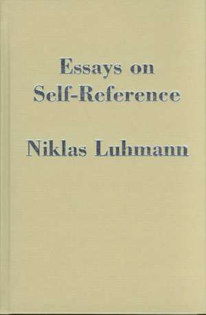 Essays in Self–Realization de N Luhmann