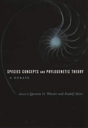 Species Concepts and Phylogenetic Theory – A Debate de Quentin Wheeler