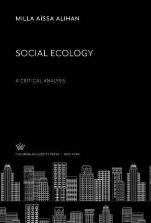 Social Ecology de Milla Aïssa Alihan