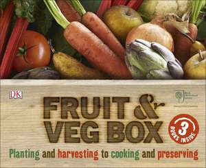 RHS Fruit and Veg Box: Planting and Harvesting to Cooking and Preserving de Royal Horticultural Society (DK Rights) (DK IPL)