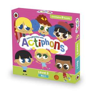 Actiphons Level 3 Box 1: Books 1-8: Learn phonics and get active with Actiphons! de Ladybird