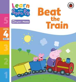 Learn with Peppa Phonics Level 4 Book 7 - Beat the Train (Phonics Reader) de Peppa Pig