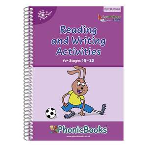 Phonic Books Dandelion Launchers Extras Stages 16-20 Reading and Writing Activities: Simple two-syllable words and suffixes de Phonic Books