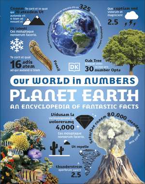 Our World in Numbers Planet Earth de DK