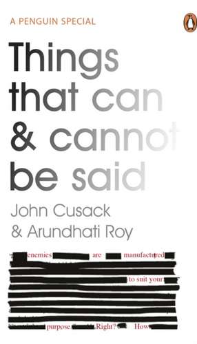 Things That Can and Cannot Be Said de John Cusack