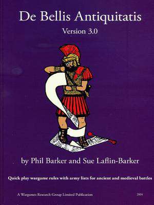 De Bellis Antiquitatis Version 3.0 de Phil Barker