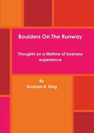 Boulders On The Runway - Thoughts on a lifetime of business experience de Graham B King