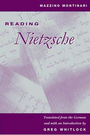 Reading Nietzsche de Mazzino Montinari