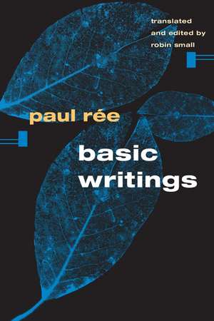 Basic Writings de Paul Ree