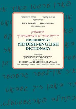 Comprehensive Yiddish–English Dictionary de Solon Beinfeld