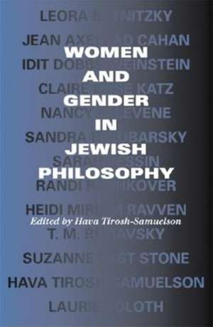 Women and Gender in Jewish Philosophy de Hava Tirosh–samuelso