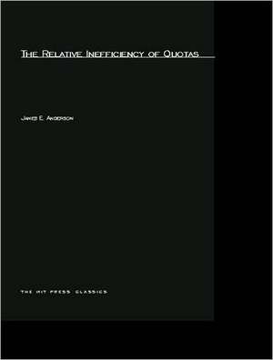 The Relative Inefficiency of Quotas de James E. Anderson