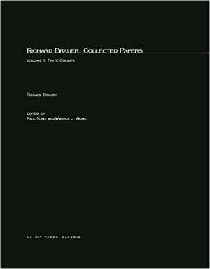 Richard Brauer Collected Papers – Finite Groups V 2 de Richard Brauer