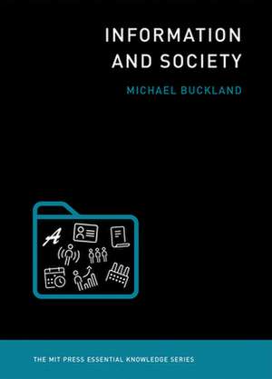 Information and Society de Michael Buckland