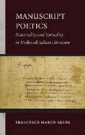Manuscript Poetics de Francesco Marco Aresu