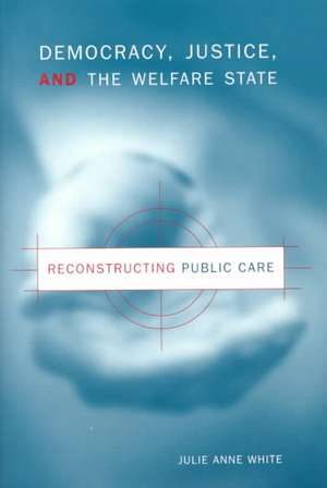 Democracy, Justice, and the Welfare State – Reconstructing Public Care de Julie Anne White