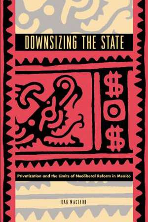 Downsizing the State – Privatization and the Limits of Neoliberal Reform in Mexico de Dag Macleod