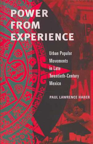 Power from Experience – Urban Popular Movements in Late Twentieth–Century Mexico de Paul Lawrence Haber