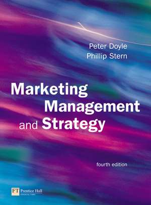 Marketing Management and Strategy de Peter Doyle