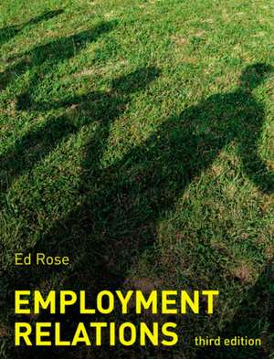 Employment Relations de Ed Rose