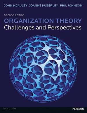 Organization Theory de John McAuley