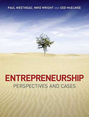 Entrepreneurship de Paul Westhead