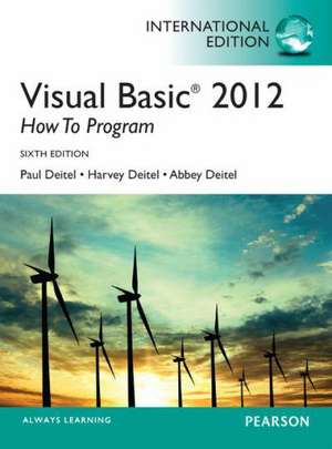 Visual Basic 2012 How to Program de Abbey Deitel