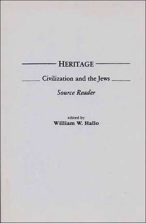 Heritage: Source Reader de W. Hallo