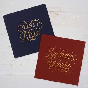 SPCK Charity Christmas Cards, Pack of 10, 2 Desi – Gold Text de Spck