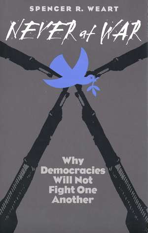 Never at War: Why Democracies Will Not Fight One Another de Spencer R. Weart