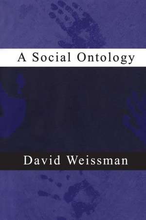 A Social Ontology de David Weissman