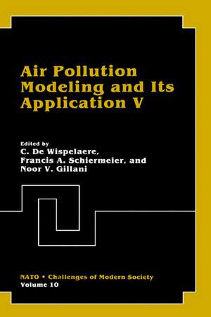 Air Pollution Modeling and Its Application V de Frank A. Schiermeier