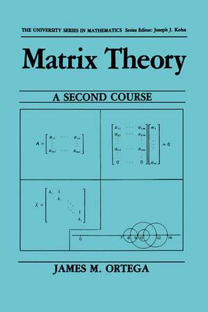 Matrix Theory: A Second Course de James M. Ortega