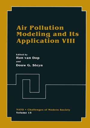 Air Pollution Modeling and Its Application VIII de H. Van Dop