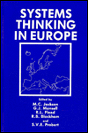 Systems Thinking in Europe de United Kingdom Systems Society Conferenc