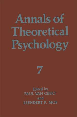 Annals of Theoretical Psychology de Paul Van Geert