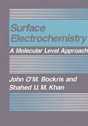 Surface Electrochemistry: A Molecular Level Approach de John O'M. Bockris