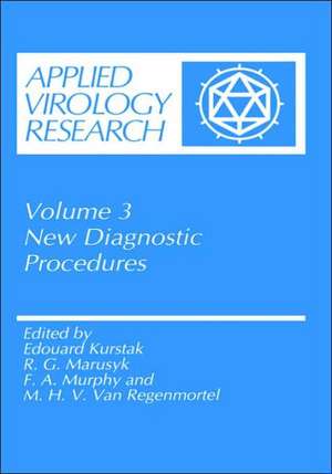 Applied Virology Research: New Diagnostic Procedures de Edouard Kurstak