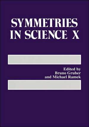 Symmetries in Science X de Bruno Gruber