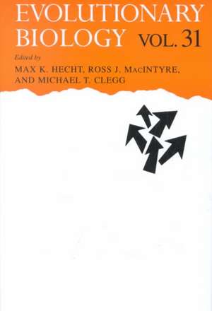 Evolutionary Biology de Max K. Hecht