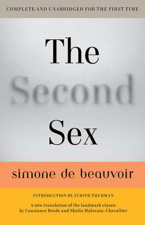 The Second Sex de Simone de Beauvoir