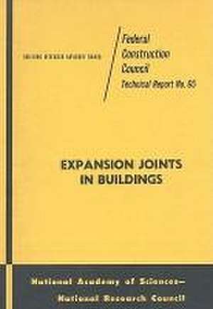 Expansion Joints in Buildings de National Research Council