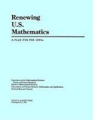 Renewing U.S. Mathematics de National Research Council