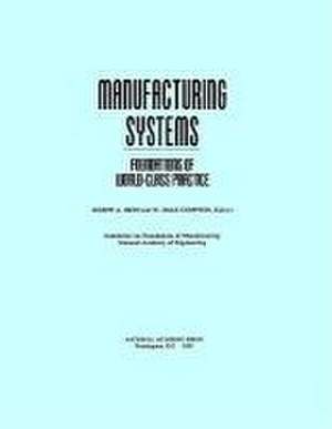 Manufacturing Systems de National Academy Of Engineering